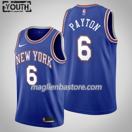 Maglia NBA New York Knicks Elfrid Payton 6 Nike 2019-20 Statement Edition Swingman - Bambino